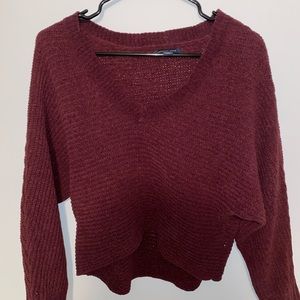 American eagle crop sweater
